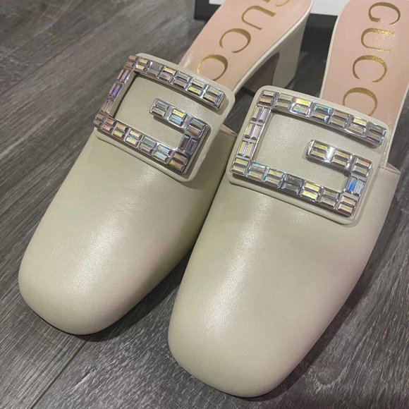 GUCCI Madelyn Crystal Mules NWT - Picture 3 of 8